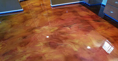 increase-curb-appeal Metallic Epoxy Floor System